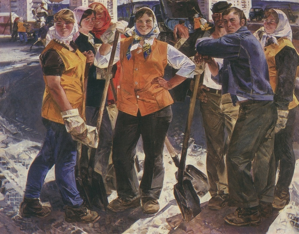 110.Жемеркин Вячеслав Федорович, "Дорожники", 1979