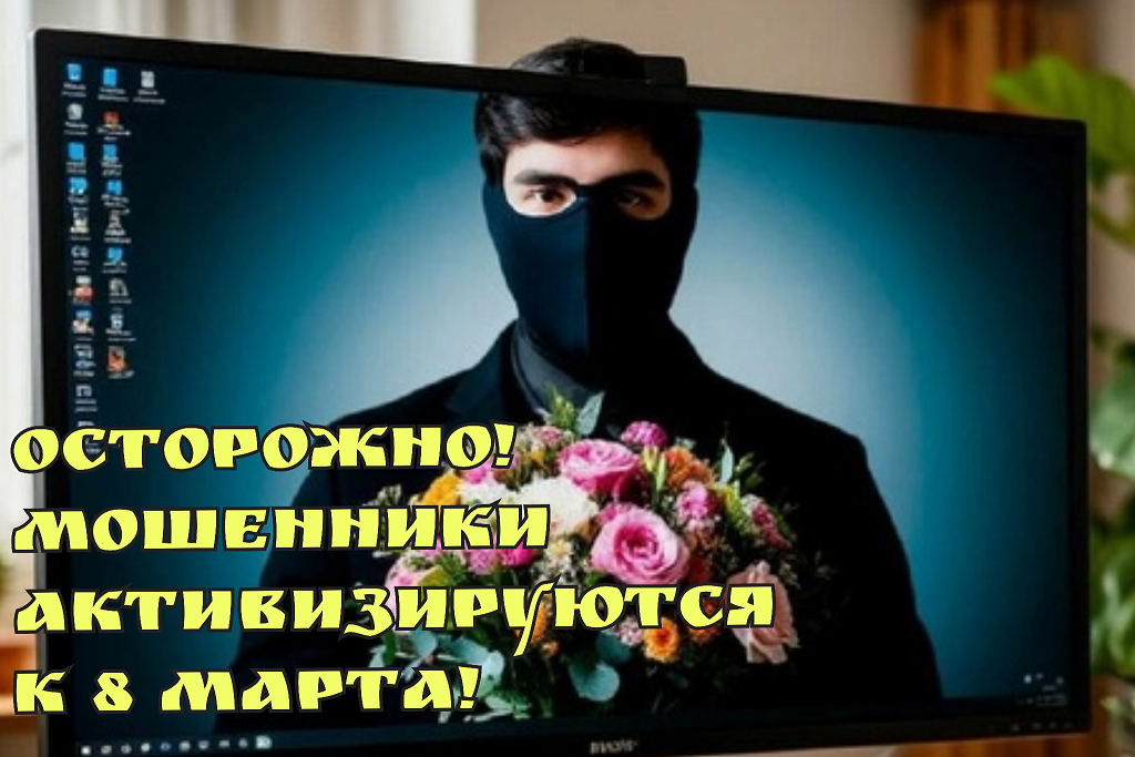 Осторожно: мошенники активизируются перед 8 Марта!