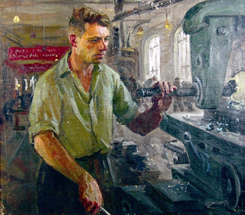 104.Суворов Владимир Александрович, "Фрезеровщик", 1955