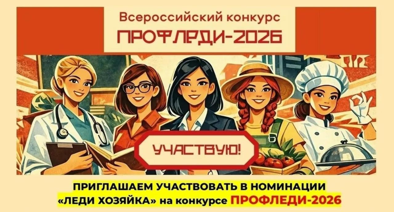 "Профсоюзный дисконт" приглашает дам - членов профсоюза к участию в конкурсе «ПрофЛеди-2026», который проводится совместно с газетой «Солидарность».