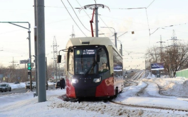 С 1 февраля 2026 года трамваи на маршрутах №8 и №417 будут временно курсировать до остановки "Станция метро "Автозаводская".
