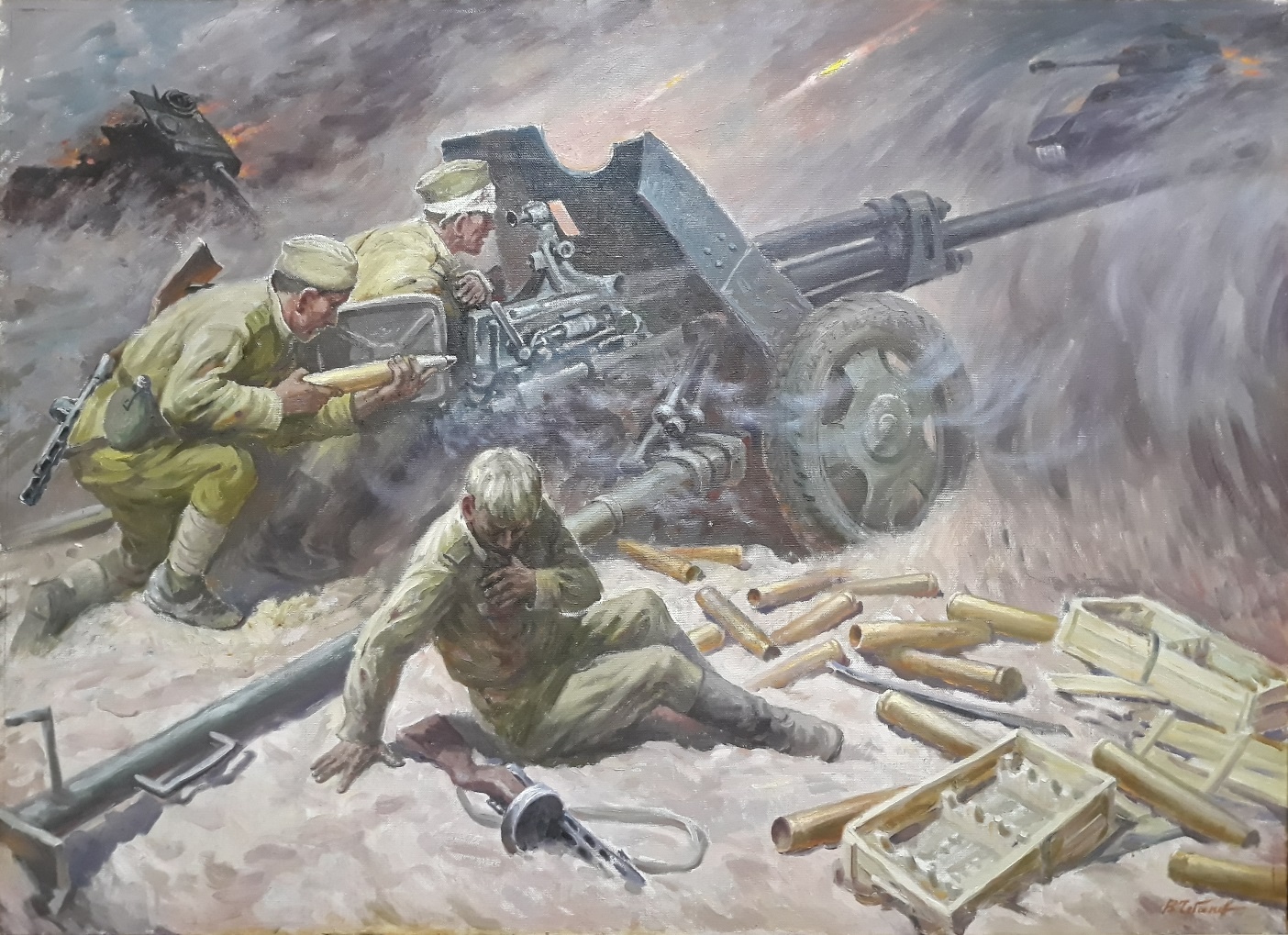 Вениамин Чебанов. "Последний снаряд. Курская дуга" (2004)