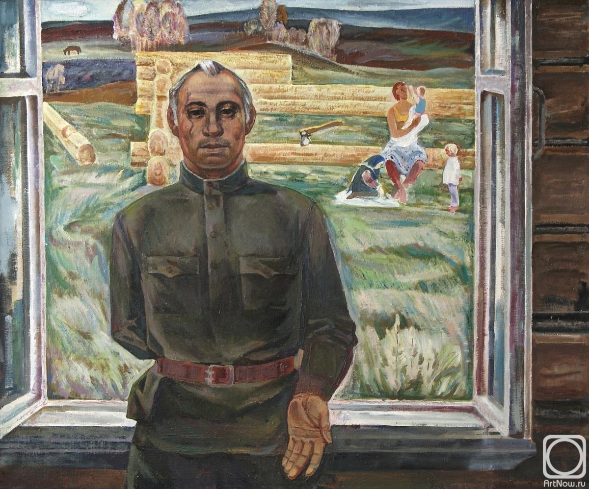 106.Симаков Александр Иванович, "Мой учитель", 1985