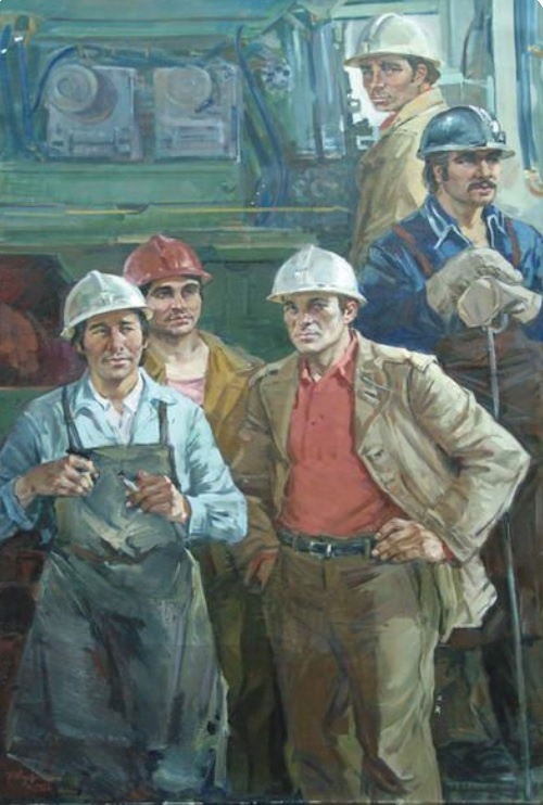 102.Куделькин Виктор Иванович, "Резчики металла завода КАМАЗа", 1980