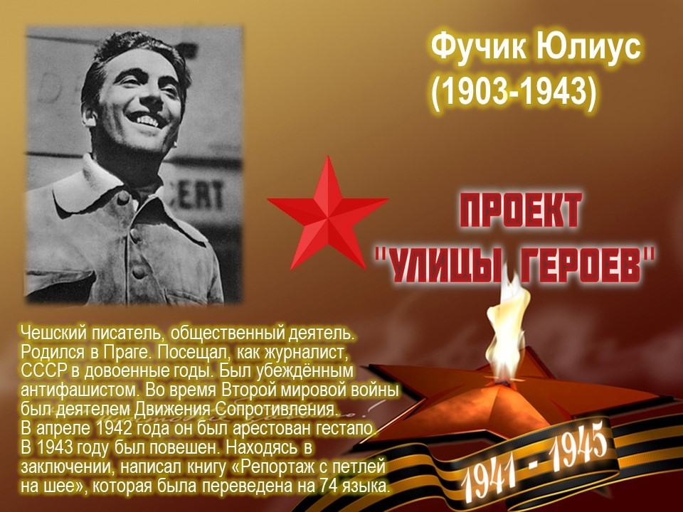 Улица Юлиуса Фучика (Автозаводский район, г.Н.Новгород)