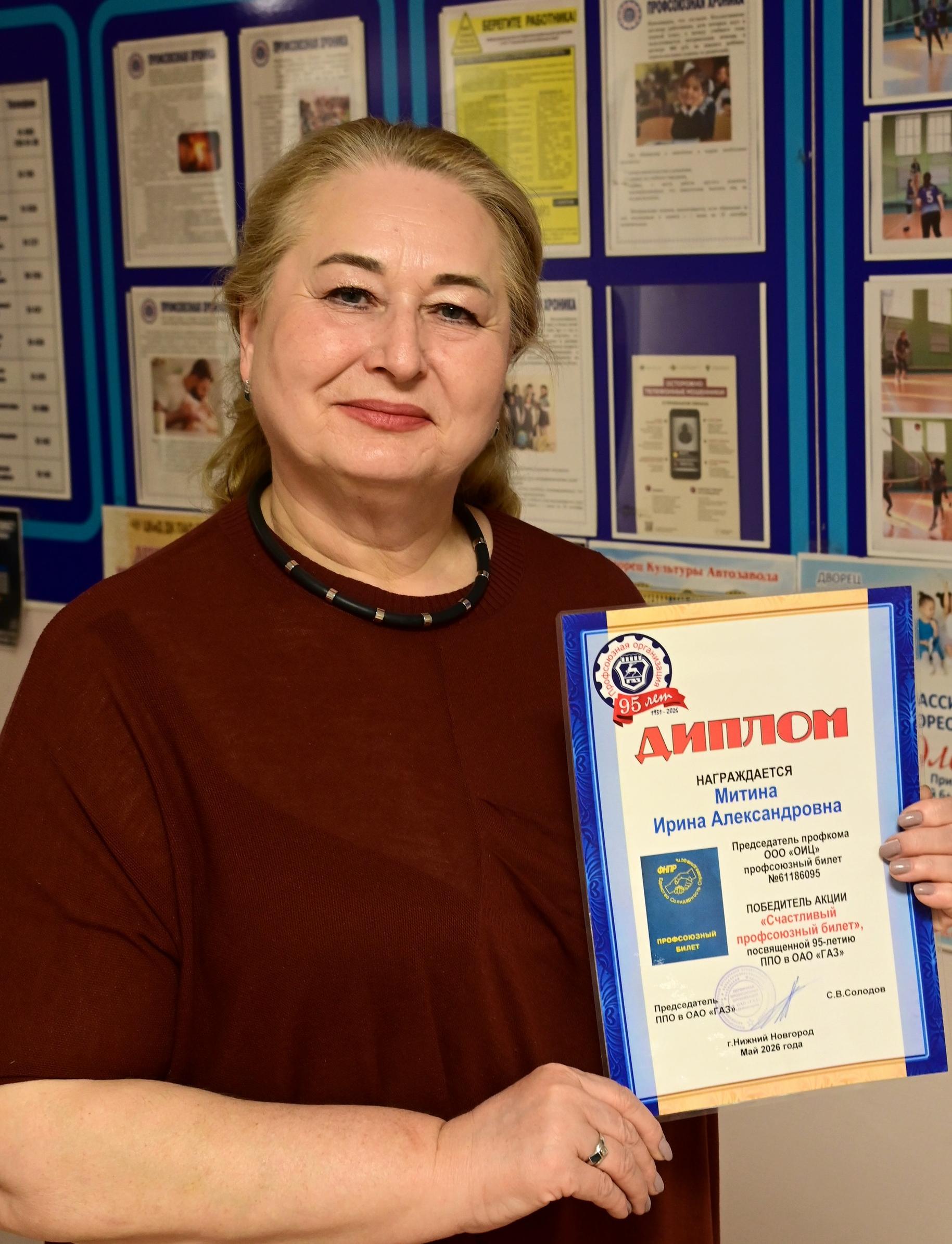 Митина Ирина Александровна