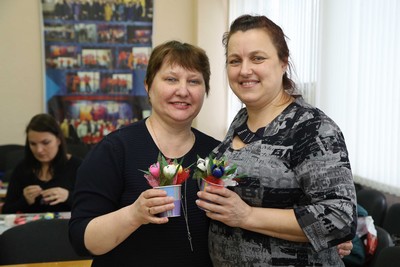 27 марта 2019 года в Профсоюзном комитете ППО в ОАО "ГАЗ" председатели Советов женщин подразделений побывали на мастер-классе, организованном Советом молодёжи ППО в ОАО «ГАЗ».</b>