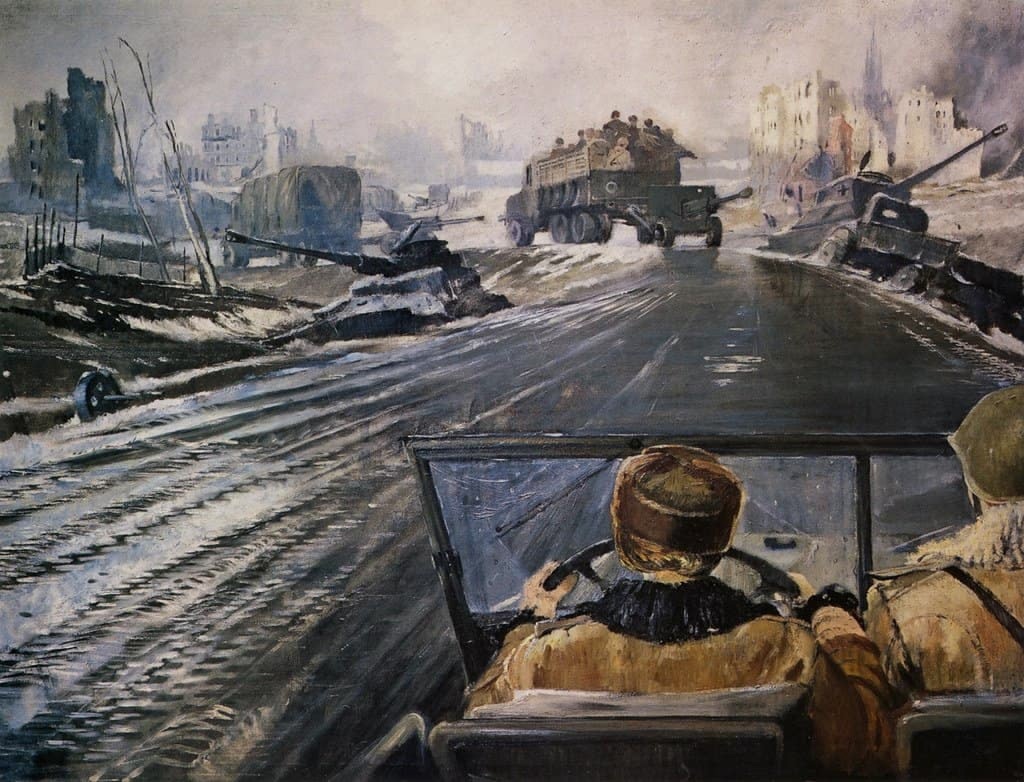Юрий Пименов. «Фронтовая дорога» (1944)