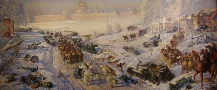 Василий Яковлев. "Бой под слободой Стрелецкой" (1942)