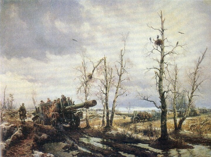 Владимир Памфилов. "Освобожденная земля Смоленщины"  (1943)