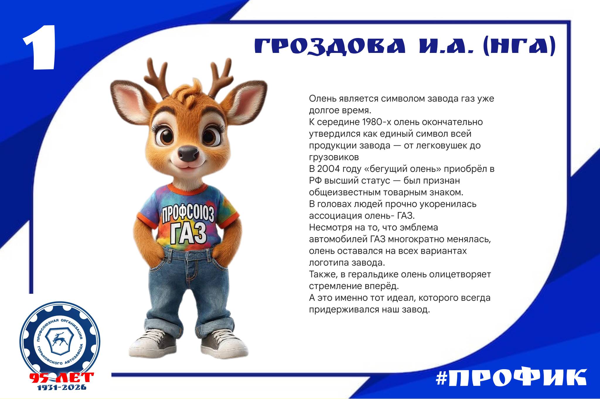 Представляем вам участников творческого профсоюзного конкурса #Профик, посвящённого 95-летию ППО в ГОАО "ГАЗ"